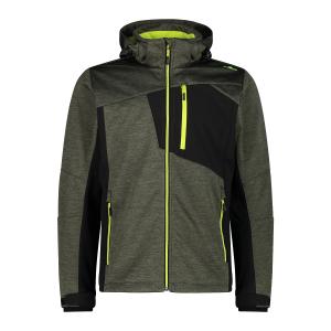 33a1787-15fp-veste-a-capuche-softshell-jacquard-cmp-kaki-mel-nero
