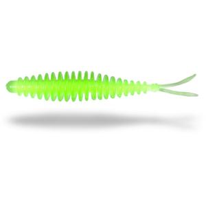 3279006-lot-de-6-leurres-magic-trout-t-worm-v-tail-vert-fluo-6-5-cm