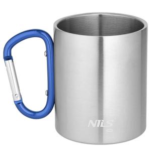 15-02-491-mug-avec-mousqueton-nils-camp-nc17110-argente-bleu-300-ml