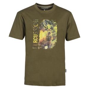 15161-cerf-kaki-t-shirt-serigraphie-cerf-percussion-kaki