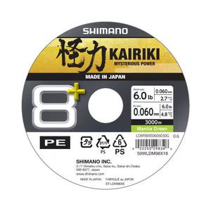 ldm98xe0606030g-tresse-shimano-kairiki-8-plus-3000-m-green
